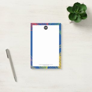 Personalise Business   Tropical Fruits Company Post-it Notes