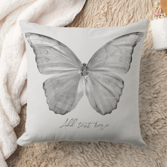 Personalise Butterfly Pillow (Blanket)