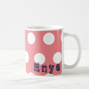Personalise by Name Polka Mug