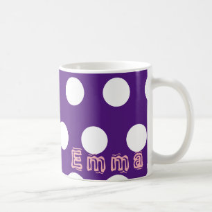 Personalise by Name Polka Mug