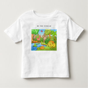 Personalise By The Stream Gathering Forest Animals Toddler T-Shirt