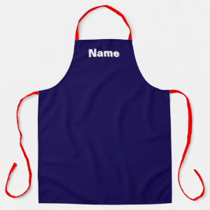 Personalise Cafe Caterer Baker Dk Blue Kitchen     Apron