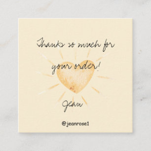 Personalise Calling Card