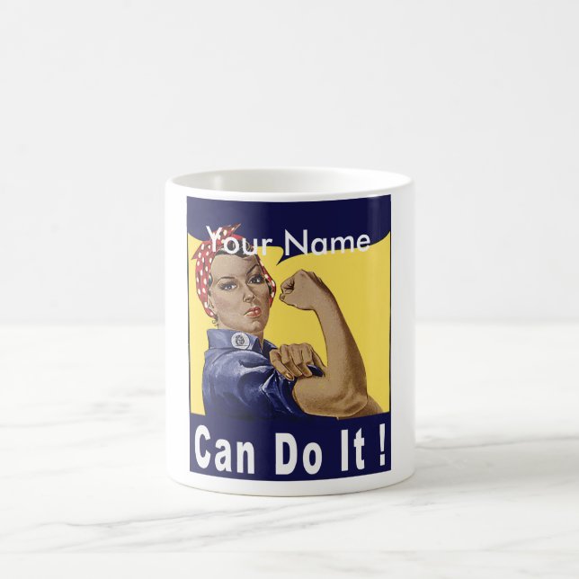 Personalise - Can Do It! Coffee Mug (Center)
