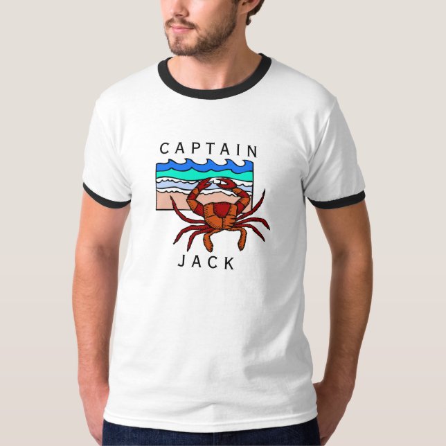 Personalise Captains T-Shirt (Front)