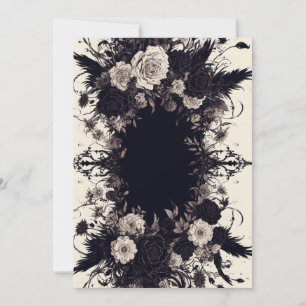 Personalise Card - Gothic - Blank Template 