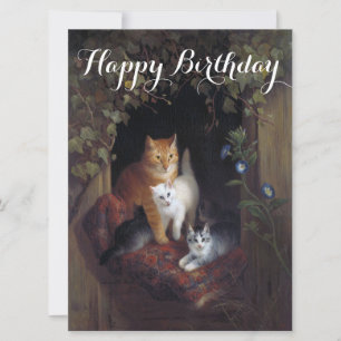 Personalise Cat with Kittens Henriette Knip 1844