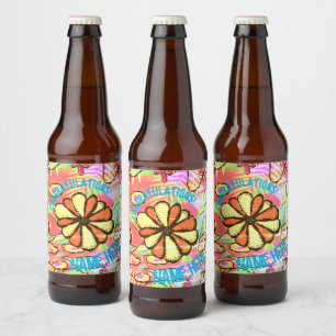 Personalise Celebrate Essentials Beer Bottle Label