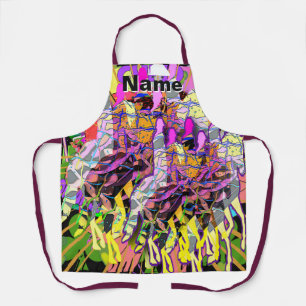 Personalise Chaos Kitchen Craft Barbecue  Apron