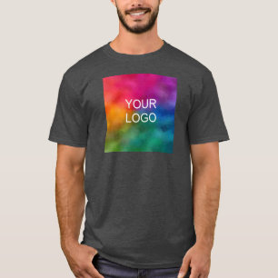 Personalise Charcoal Heather Colour Template Uploa T-Shirt