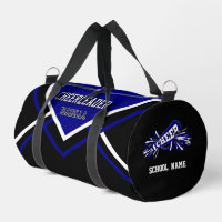 Personalise Cheerleader | Blue, Black, White