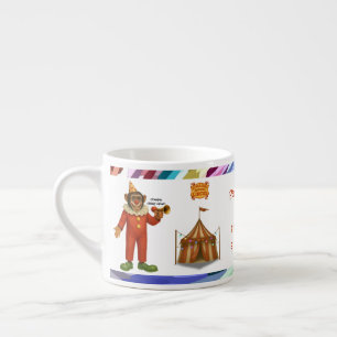 Personalise: Chester, chimp clown Espresso Cup