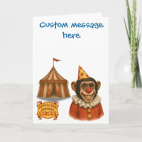 Personalise: Chester the chimp clown