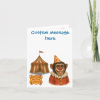 Personalise: Chester the chimp clown