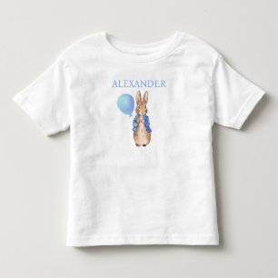 Personalise Child Name Peter the Rabbit Toddler T-Shirt