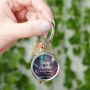 Personalise Christmas keychain