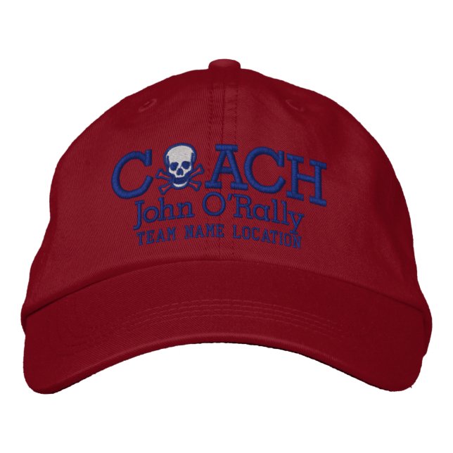 Personalise Coach Skull Cap Your Name Your Game! (Front)