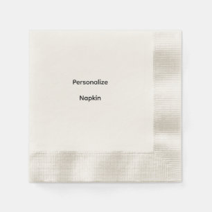 Personalise Coined Cocktail Napkin