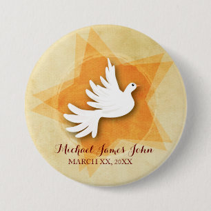 Personalise Confirmation Congratulations Gift Coll 7.5 Cm Round Badge