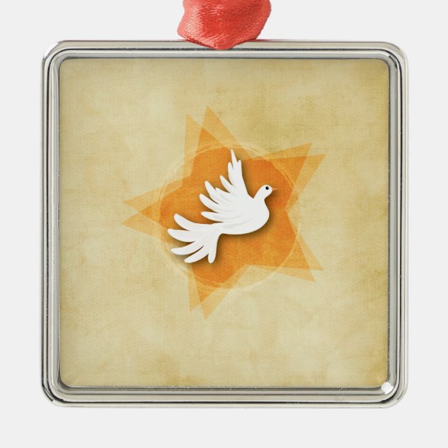 Personalise Confirmation Congratulations Gift Coll Metal Tree Decoration (Front)