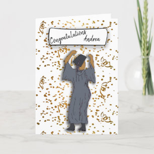Personalise Congratulations Graduate) Card