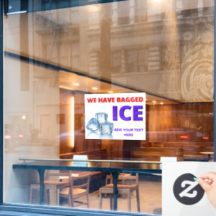 Personalise Convenience Store We Have Bagged Ice 