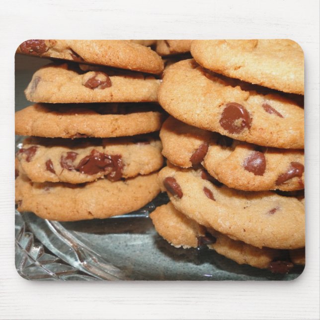 Personalise Cookies Dessert Chocolate Chip Sweets Mouse Pad (Front)