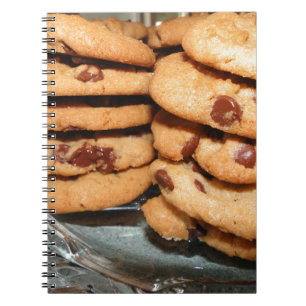 Personalise Cookies Dessert Chocolate Chip Sweets Notebook