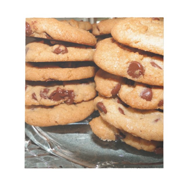 Personalise Cookies Dessert Chocolate Chip Sweets Notepad (Front)