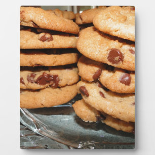 Personalise Cookies Dessert Chocolate Chip Sweets Plaque