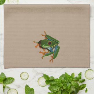 Personalise Costa Rica Red Eyed Frog Tea Towel