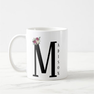 Personalise create your name mug, White and Black  Coffee Mug