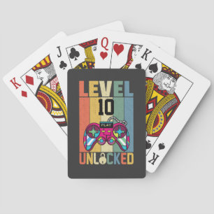 Personalise Create Your Own Costume Level Unlocked Playing Cards