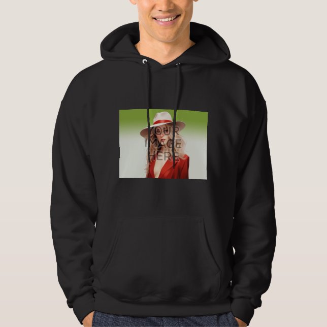 Personalise Custom Hoodie Shirt Horizontal Image (Front)