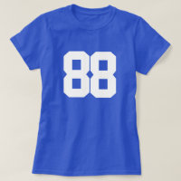 Personalise Custom Number Shirt Design 88