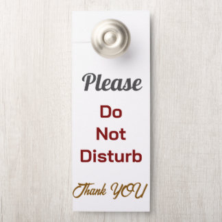 personalise custom templet Standard Large Door Hanger
