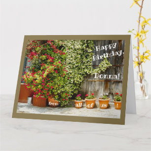 Personalise/Customise OVERSIZE CARD FROM GROUP