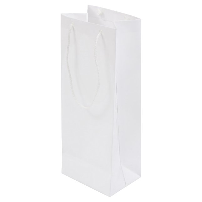 Personalise Customise Shower Celebration Guests Wine Gift Bag (Back Angled)
