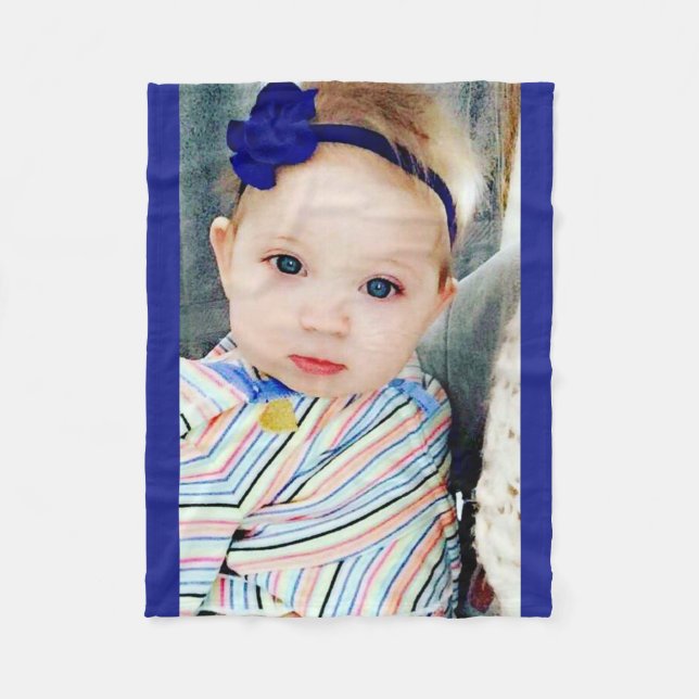 Personalise & Customise Your Own Fleece Blanket (Front)