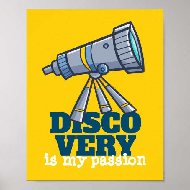 Personalise Discovery Passion Poster (Front)