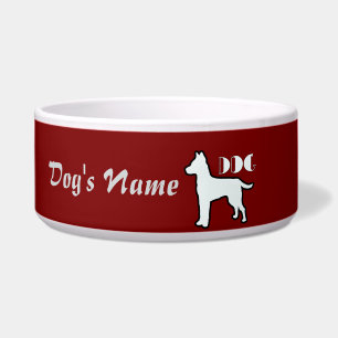 Personalise DOG Logo Dk Red Large Dog