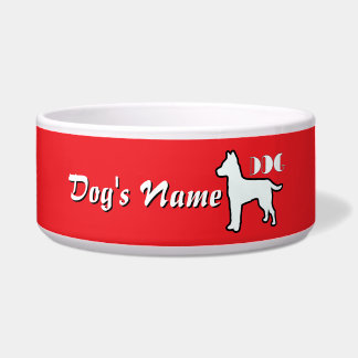 Personalise DOG Logo Red Large Dog