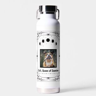 Personalise Dog Lover Funny Keepsake Photo Mum Dad Water Bottle