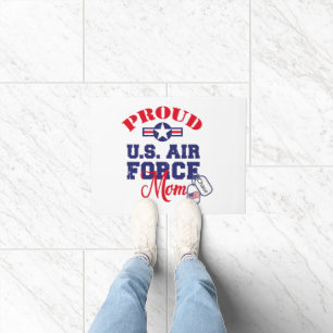 Personalise Dog Tag U.S. Air Force Mum Doormat