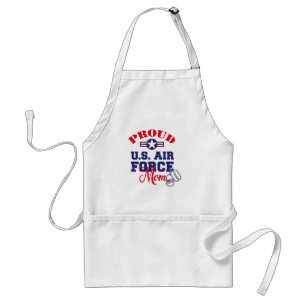Personalise Dog Tag U.S. Air Force Mum Standard Apron