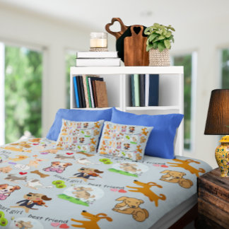 Personalise Doggie Love Fleece Blanket