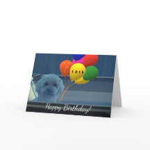 Personalise Doggie standard Happy Birthday 