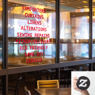 Personalise Dry Cleaners Services Front