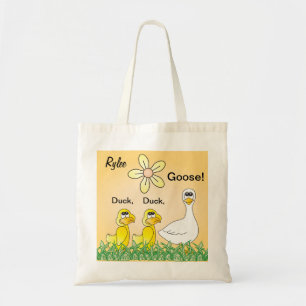 Personalise Duck, Duck, Goose Overnight Tote Bag