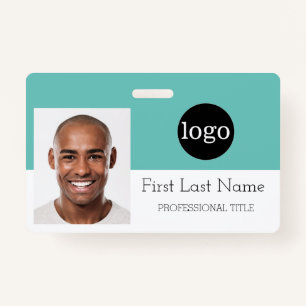 Personalise Employee - Logo, Photo, Barcode, Name  ID Badge